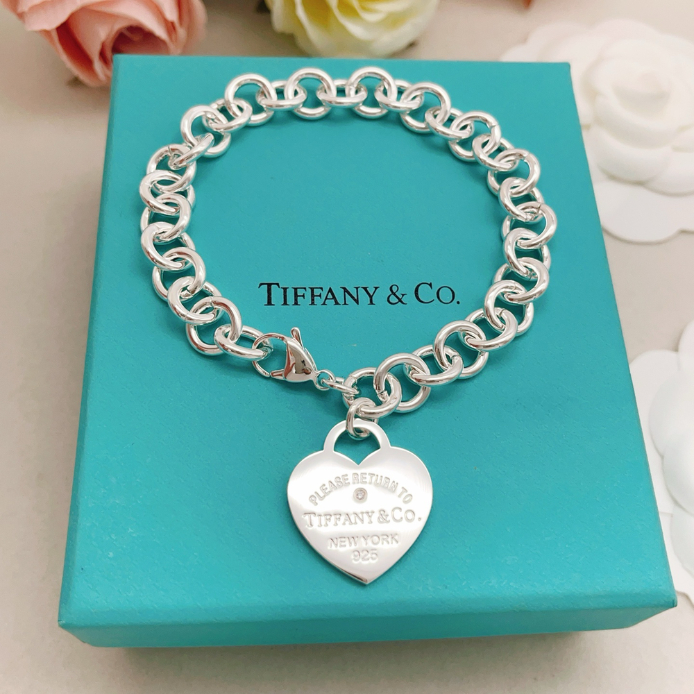 Tiffany & Co. Silver Heart Bracelet
